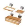 Compactor Rangements Salle De Bain Accessoires à Ventouse - Lot De 3 -Rangements déco Soldes accessoires a ventouse lot de 3