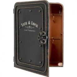 Kare Design Boîtes Armoire à Clés 4 Crochets En Acier -Rangements déco Soldes armoire a cles 4 crochets en acier 3