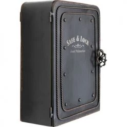 Kare Design Boîtes Armoire à Clés 4 Crochets En Acier -Rangements déco Soldes armoire a cles 4 crochets en acier 4