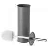 Wadiga Rangements Salle De Bain Balai Brosse WC En Métal Gris -Rangements déco Soldes balai brosse wc en metal gris