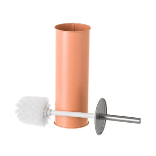 Wadiga Rangements Salle De Bain Balai Brosse WC Métal Orange 4 Wadiga Rangements Salle De Bain Balai Brosse WC Métal Orange – Image 2