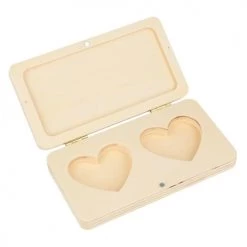 Artemio Rangements à Bijoux Boîte à Alliances Double 13x7x2cm