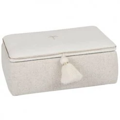 Maisons Du Monde Boîtes Boîte à Bijoux Beige à Pompon