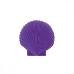 DOIY Rangements Salle De Bain Boite à Bijoux Coquillage Feutre Violet -Rangements déco Soldes boite a bijoux coquillage feutre violet 3
