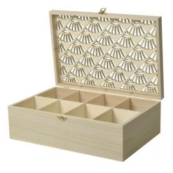 Artemio Rangements Salle De Bain Boîte à Bijoux En Bois à Customiser 30x20x10cm