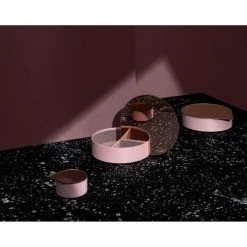 AYTM Rangements Salle De Bain Boîte à Bijoux Et Miroir D18cm -Rangements déco Soldes boite a bijoux et miroir d18cm 2