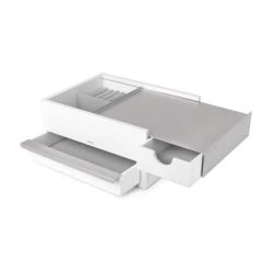 Umbra Rangements à Bijoux Boite à Bijoux Stowit Bois Gris -Rangements déco Soldes boite a bijoux stowit bois gris 4