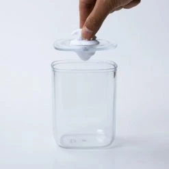 Qualy Design Rangements Salle De Bain Boite à Coton Tiges Ours Polaire -Rangements déco Soldes boite a coton tiges ours polaire 2