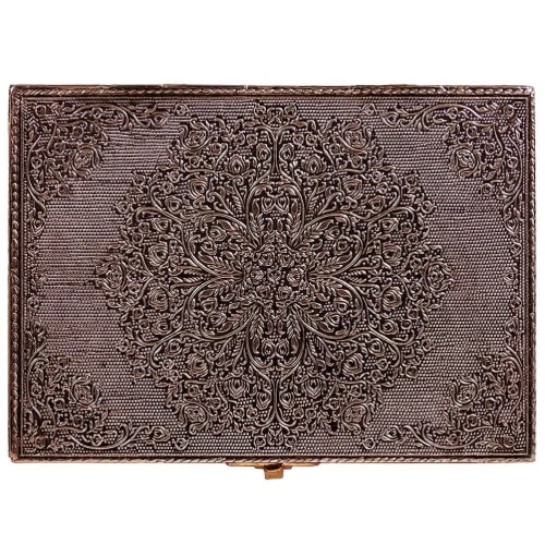 Ixia Boîtes Boite Aluminium Mandala 18x13cm 4 Ixia Boîtes Boite Aluminium Mandala 18x13cm – Image 2