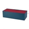 Remember Boîtes Boite Cache Câble 38x16x11cm Métal Bleu 2 Remember Boîtes Boite Cache Câble 38x16x11cm Métal Bleu -Rangements déco Soldes boite cache cable 38x16x11cm metal bleu