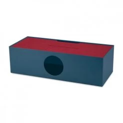 Remember Boîtes Boite Cache Câble 38x16x11cm Métal Bleu -Rangements déco Soldes boite cache cable 38x16x11cm metal bleu 2