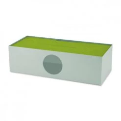 Remember Boîtes Boite Cache Câble 38x16x11cm Métal Vert -Rangements déco Soldes boite cache cable 38x16x11cm metal vert 2