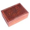 Ixia Boîtes Boite Chakras En Bois Sculpté 18x13cm