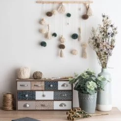 Maisons Du Monde Boîtes Boîte De Rangement 10 Tiroirs à Motifs -Rangements déco Soldes boite de rangement 10 tiroirs a motifs 1000 15 12 228546 4