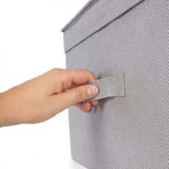 Compactor Boîtes Boîte De Rangement 40 X 50 X H.25 cm -Rangements déco Soldes boite de rangement 40 x 50 x h 25 cm 5