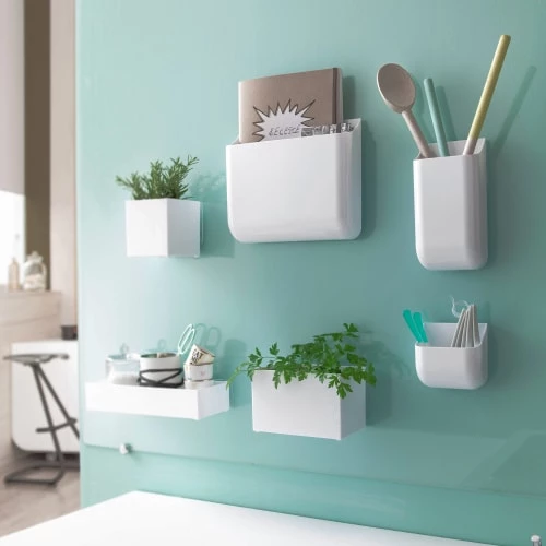 Compactor Rangements Salle De Bain Boîte De Rangement Auto-adhésive 10 X 6.7 X H.9.7 Cm 8 Compactor Rangements Salle De Bain Boîte De Rangement Auto-adhésive 10 X 6.7 X H.9.7 Cm – Image 6