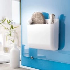 Compactor Rangements Salle De Bain Boîte De Rangement Auto-adhésive 23.2 X 6.7 X H.19.6 Cm -Rangements déco Soldes boite de rangement auto adhesive 23 2 x 6 7 x h 19 6 cm 4