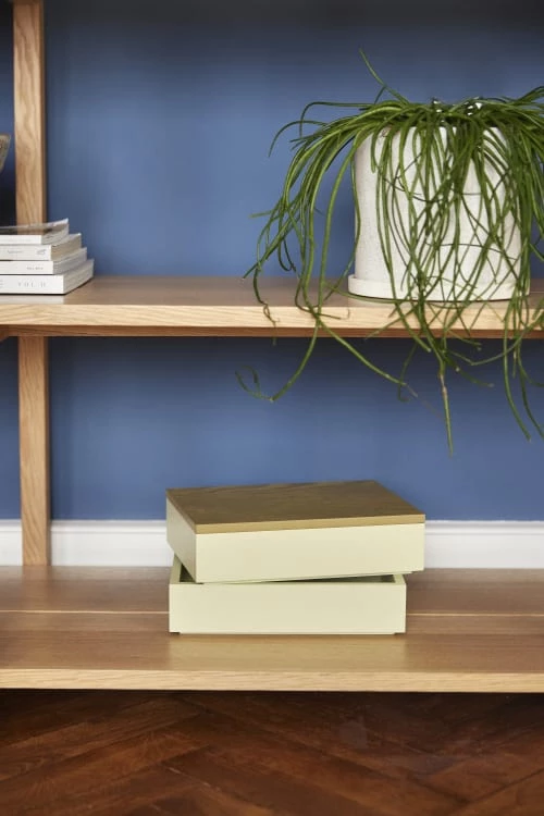 Hubsch Boîtes Boîte De Rangement En Bois Vert 4 Hubsch Boîtes Boîte De Rangement En Bois Vert – Image 2