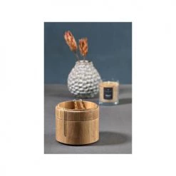 Villa Collection Boîtes Boite De Rangement En Chêne Beige -Rangements déco Soldes boite de rangement en chene beige 4