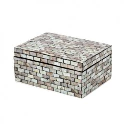 Compactor Boîtes Boîte De Rangement En Nacre 20,5x15cm