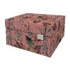 Dutch Design Brand Boîtes Boite De Rangement Floral Garden 39,5x32x21cm Carton Rose -Rangements déco Soldes boite de rangement floral garden 39 5x32x21cm carton rose