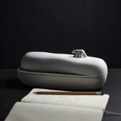 Qualy Design Boîtes Boite De Rangement Ours Polaire -Rangements déco Soldes boite de rangement ours polaire 4