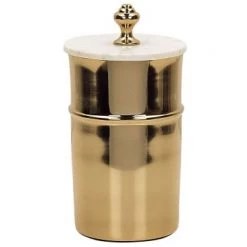 Beliani Boîtes Boîte Décorative Dorée