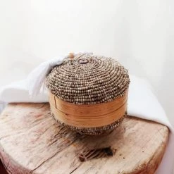 My Bliss Home Rangements Salle De Bain Boîte En Bambou Marron 10x10 Cm -Rangements déco Soldes boite en bambou marron 10x10 cm 1