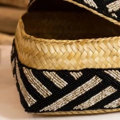 Now’s Home Boîtes Boite En Bambou Ornée De Perles -Rangements déco Soldes boite en bambou ornee de perles 2