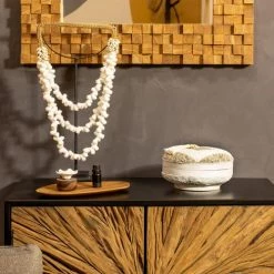 Now’s Home Boîtes Boite En Bambou Ornée De Perles -Rangements déco Soldes boite en bambou ornee de perles 9