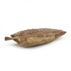 MOYCOR Boîtes Boîte En Bois De Teck Beige Blanchi