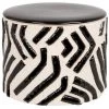 Maisons Du Monde Boîtes Boîte En Grès Noir Et Ecru -Rangements déco Soldes boite en gres noir et ecru 1000 9 21 226874 1
