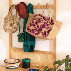 Maisons Du Monde Boîtes Boîte En Jonc De Mer Noir Et Couvercle Vert - Lot De 2 -Rangements déco Soldes boite en jonc de mer noir et couvercle vert 1000 9 38 223406 4