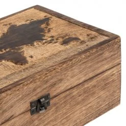 Maisons Du Monde Boîtes Boîte En Manguier Carte Du Monde -Rangements déco Soldes boite en manguier carte du monde 1000 12 31 208024 3