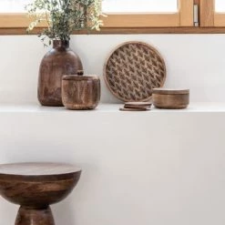 Maisons Du Monde Boîtes Boîte En Manguier Gravé -Rangements déco Soldes boite en manguier grave 1000 9 15 211370 4