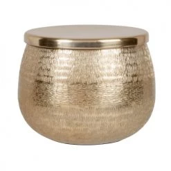 Maisons Du Monde Boîtes Boîte En Métal Doré