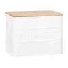 Maisons Du Monde Boîtes Boîte En Métal Et En Bambou écrue Et Blanche -Rangements déco Soldes boite en metal et en bambou ecrue et blanche 1000 6 8 228214 1