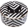 Kare Design Boîtes Boîte Noire Et Blanche Panthères En Porcelaine D17 -Rangements déco Soldes boite noire et blanche pantheres en porcelaine d17