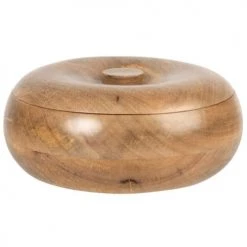 Maisons Du Monde Boîtes Boîte Ronde En Manguier