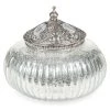 Maisons Du Monde Boîtes Boîte Ronde En Verre Argenté -Rangements déco Soldes boite ronde en verre argente 1000 10 17 160983 1