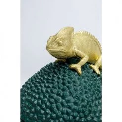 Kare Design Rangements à Bijoux Boîte Verte Caméléon Doré En Polyrésine H34 -Rangements déco Soldes boite verte cameleon dore en polyresine h34 2
