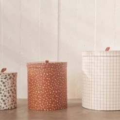 OYOY Living Design Boîtes De Rangement En Carton Ø17x20cm / Ø23x26cm / Ø28x32cm -Rangements déco Soldes boites de rangement en carton oe17x20cm oe23x26cm oe28x32cm 3