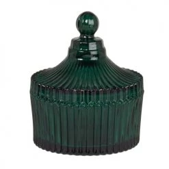 Maisons Du Monde Boîtes Bonbonnière En Verre Verte