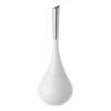 Unimasa Rangements Salle De Bain Brosse De Toilette En Céramique Blanche 38,5cm -Rangements déco Soldes brosse de toilette en ceramique blanche 38 5cm