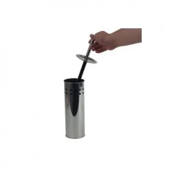 Kela Rangements Salle De Bain Brosse WC Argentée -Rangements déco Soldes brosse wc argentee 2