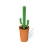 Qualy Design Rangements Salle De Bain Brosse Wc Cactus Plastique Orange -Rangements déco Soldes brosse wc cactus plastique orange