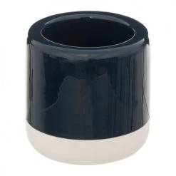 Five Simply Smart Rangements Salle De Bain Brosse WC Céramique Bleu Pétrole Et Blanc -Rangements déco Soldes brosse wc ceramique bleu petrole et blanc 2