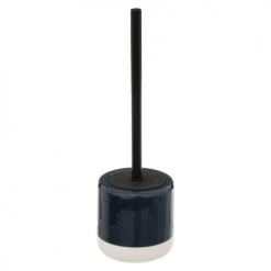 Five Simply Smart Rangements Salle De Bain Brosse WC Céramique Bleu Pétrole Et Blanc