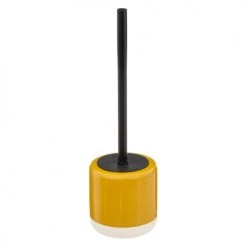 Five Simply Smart Rangements Salle De Bain Brosse WC Céramique Jaune Et Blanc