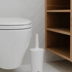 Umbra Rangements Salle De Bain Brosse Wc Corsa Melamine Blanc -Rangements déco Soldes brosse wc corsa melamine blanc 2